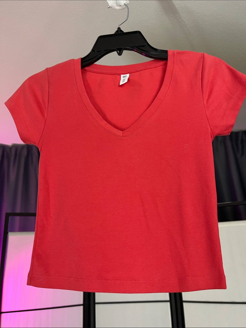 BP Red V-Neck Short Sleeve Tee